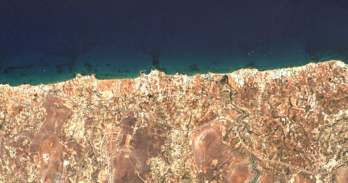 Satellitenkarte von Káto Goúvai