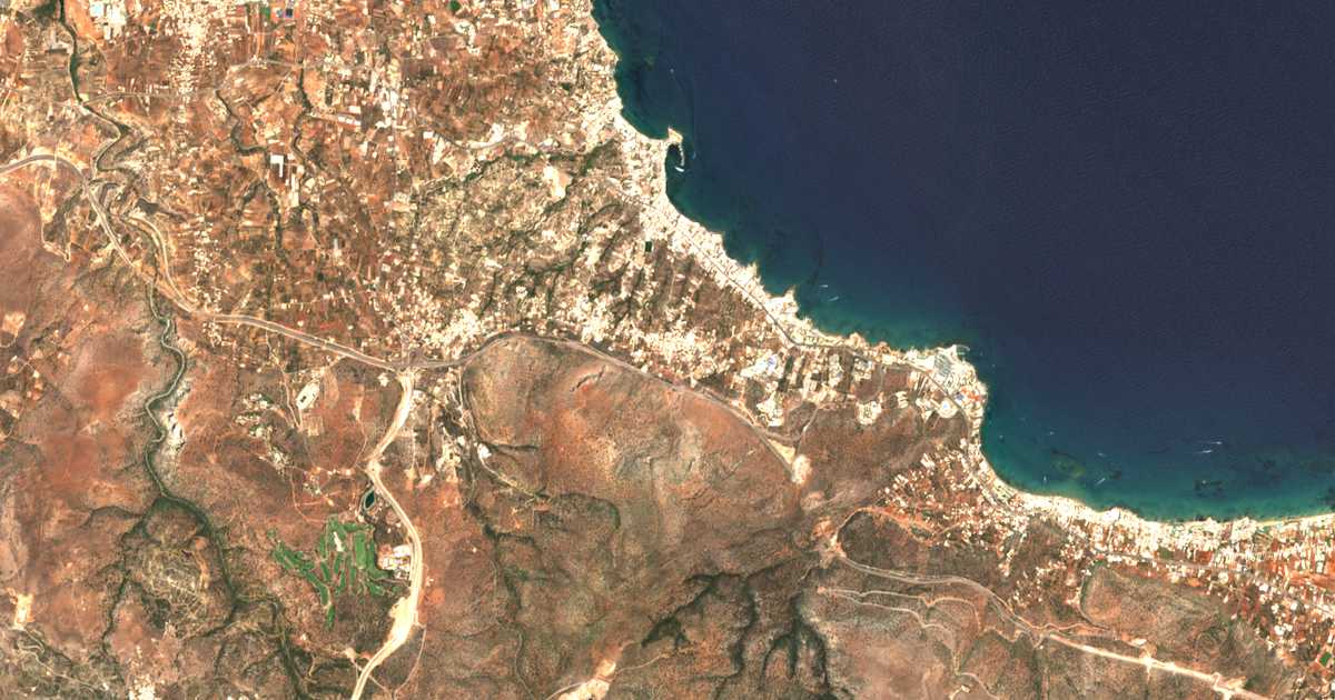 Satellitenkarte von Koutouloufárion