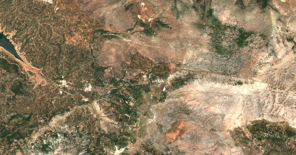 Satellitenkarte von Krasi