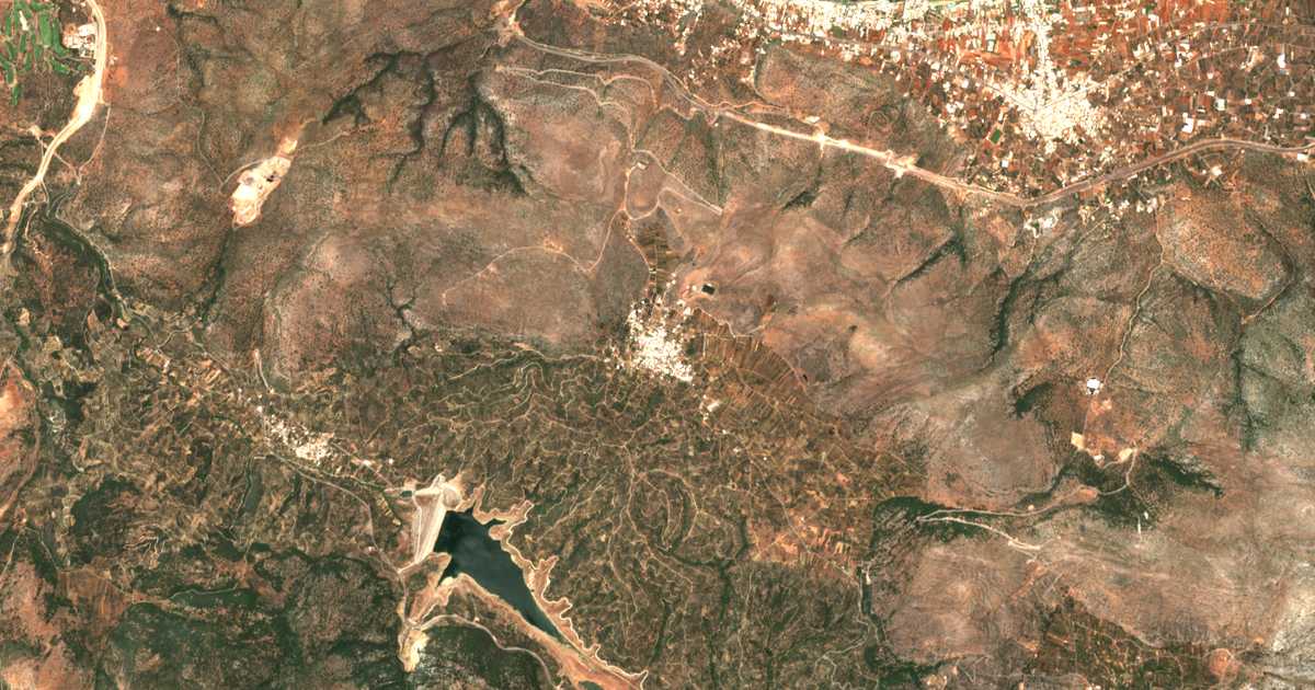 Satellitenkarte von Mochos