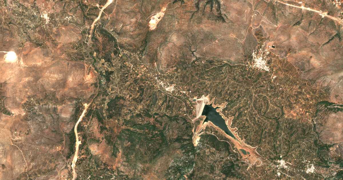 Satellitenkarte von Potamiaí