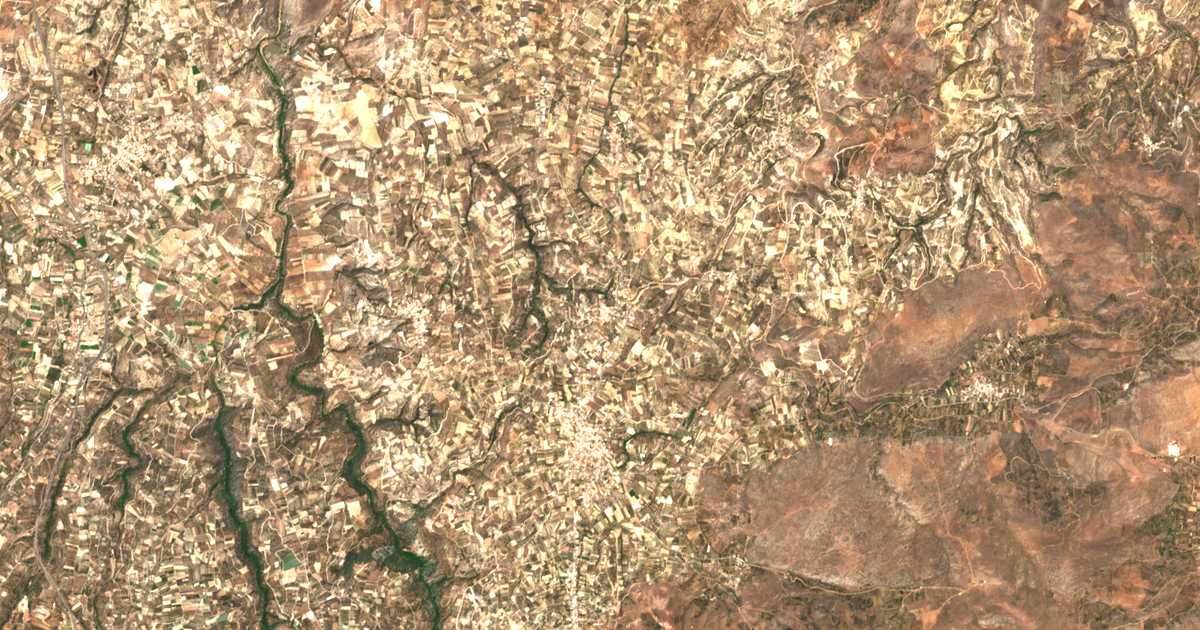 Satellitenkarte von Stamnoí