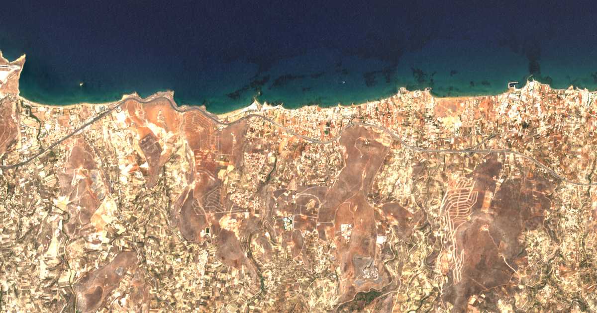 Satellitenkarte von Vrachókipos
