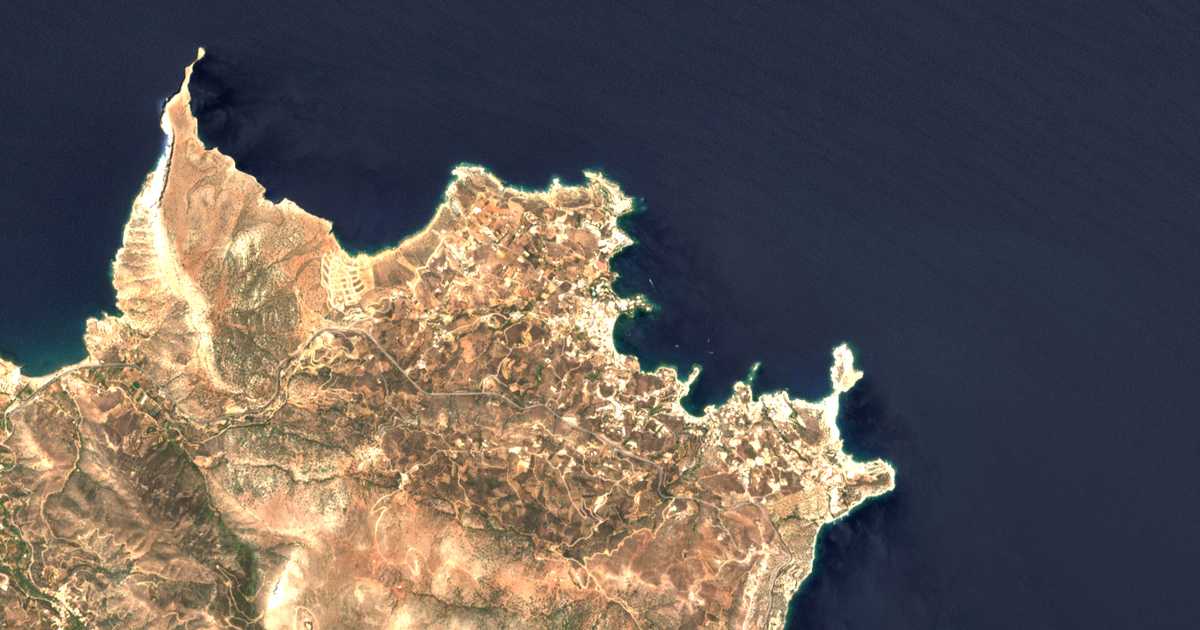 Satellitenkarte von Ajia Pelagia (Achlada)