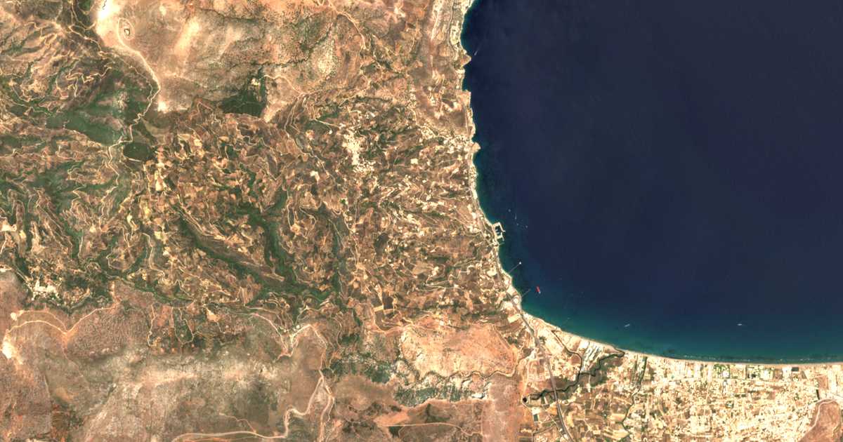 Satellitenkarte von Ágios Dimítrios
