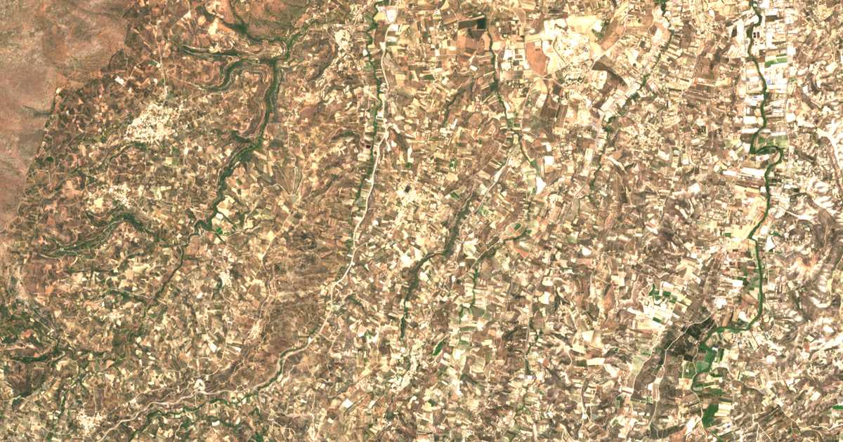 Satellitenkarte von Áno Kalésia