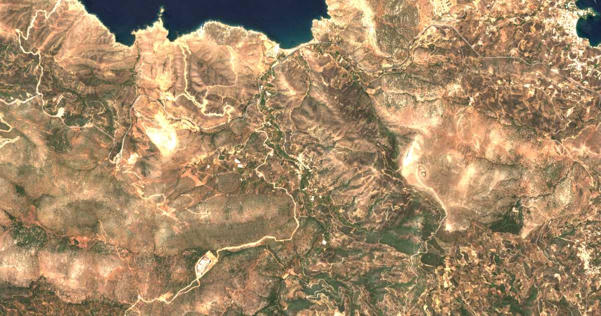 Satellitenkarte von Fodele