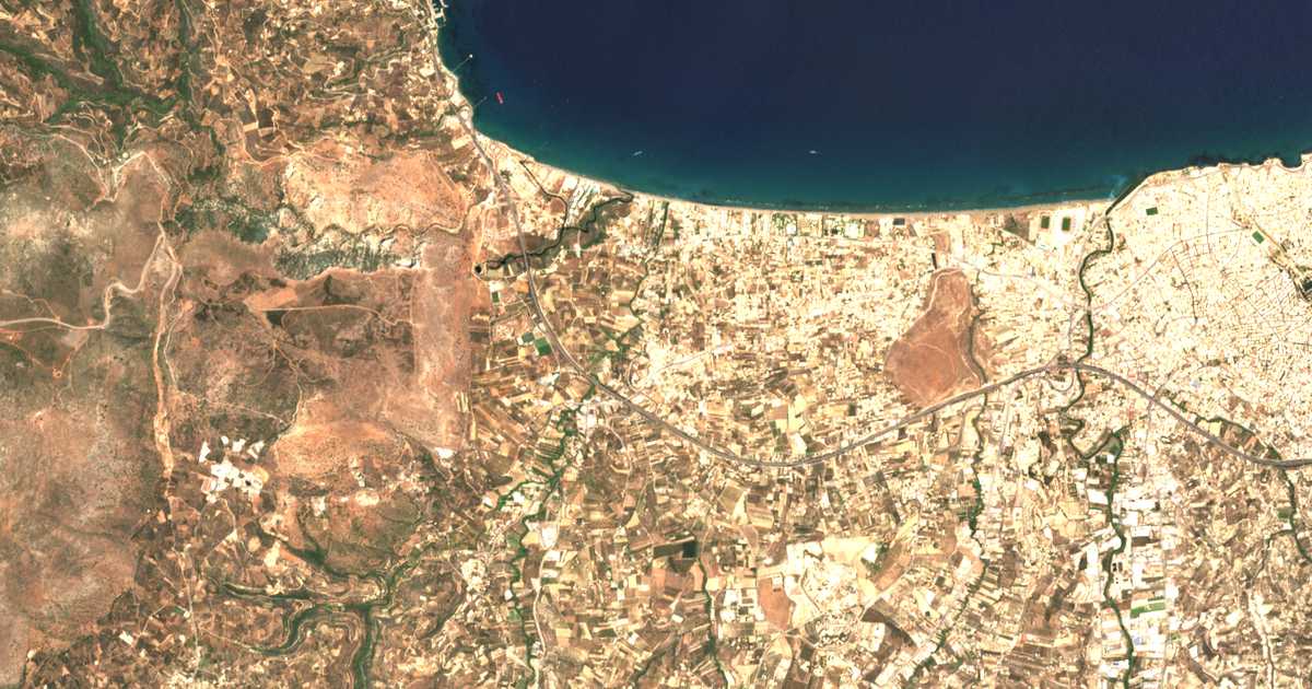 Satellitenkarte von Gazi