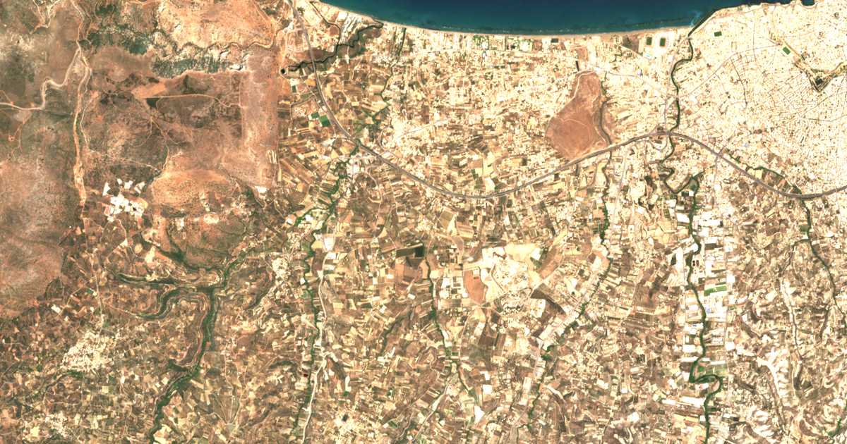 Satellitenkarte von Kollyvás