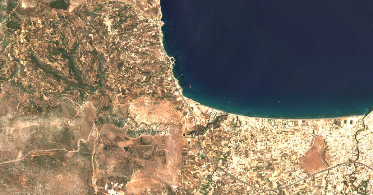 Satellitenkarte von Linoperámata