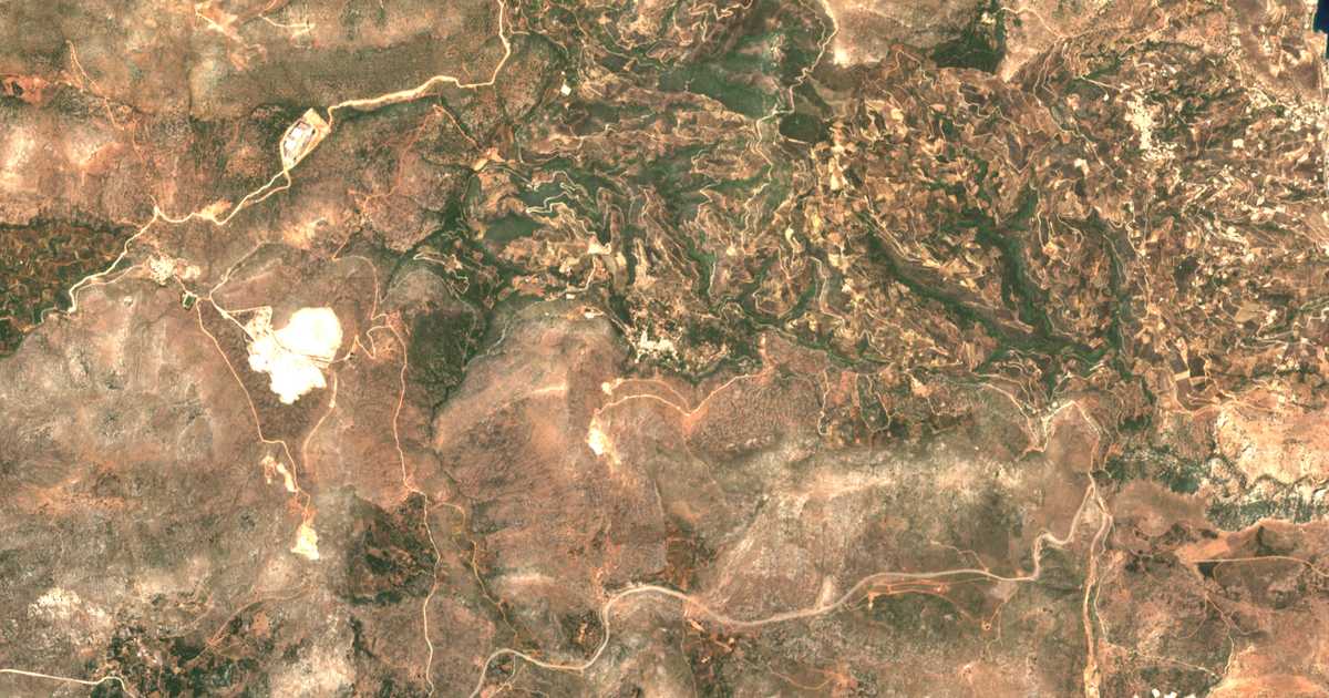 Satellitenkarte von Márathos