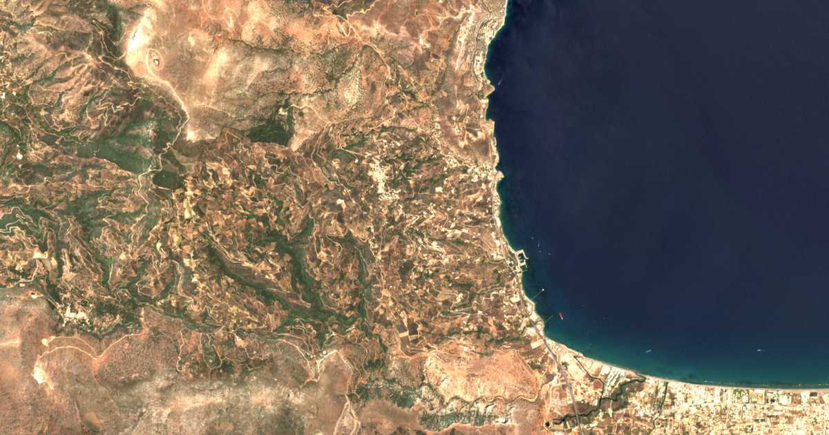 Satellitenkarte von Plaïtis