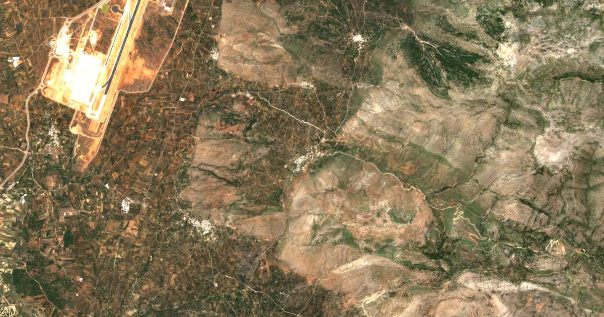 Satellitenkarte von Gerákion