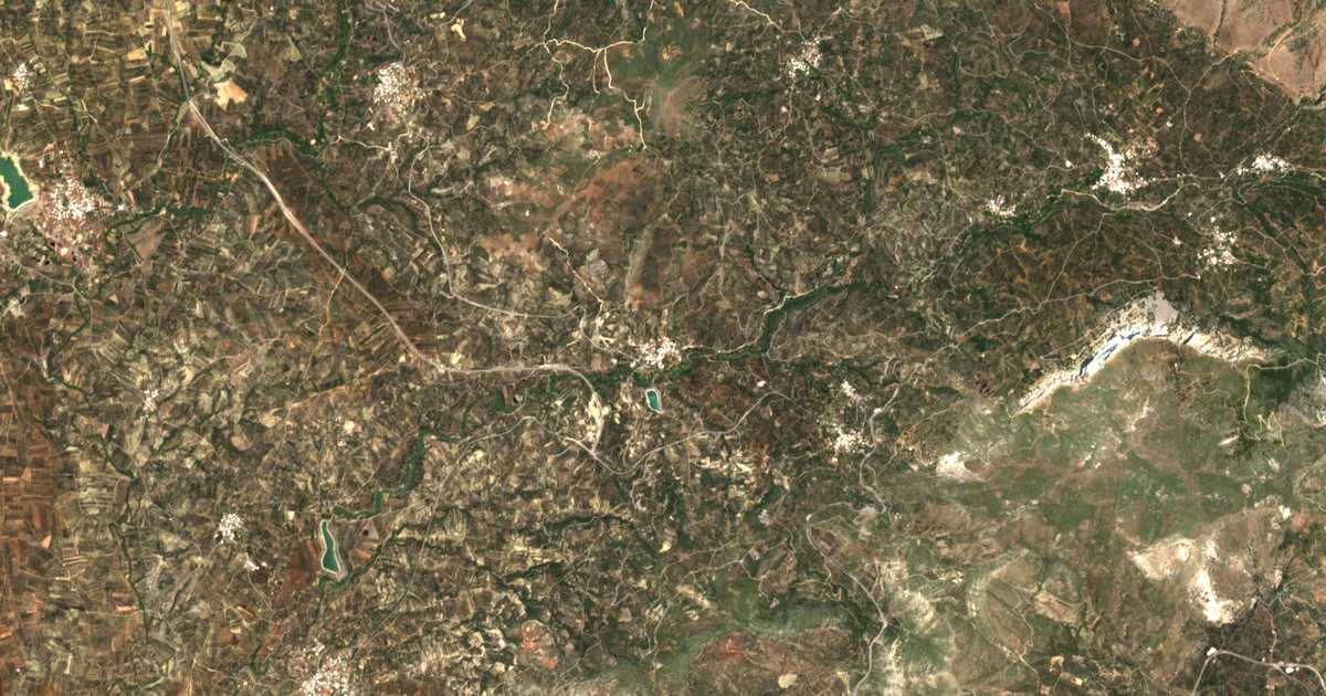 Satellitenkarte von Karavádos