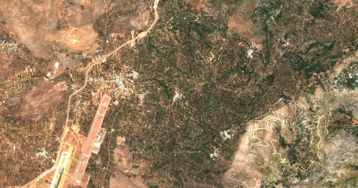 Satellitenkarte von Lyttos