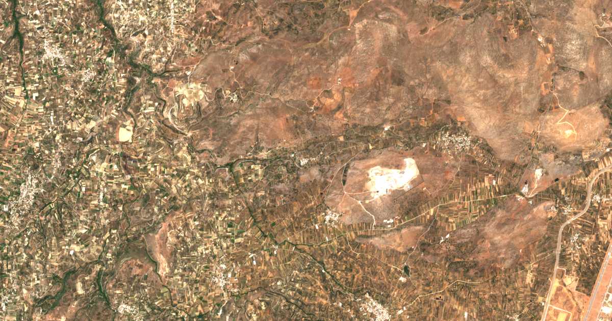 Satellitenkarte von Sampás