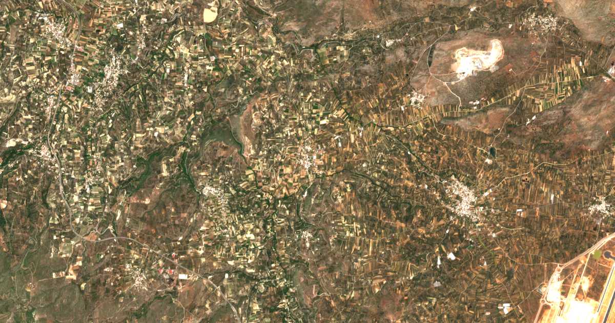 Satellitenkarte von Vóni