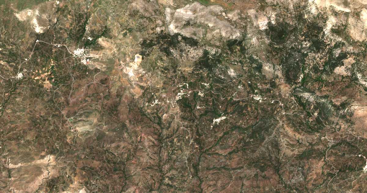 Satellitenkarte von Amirás