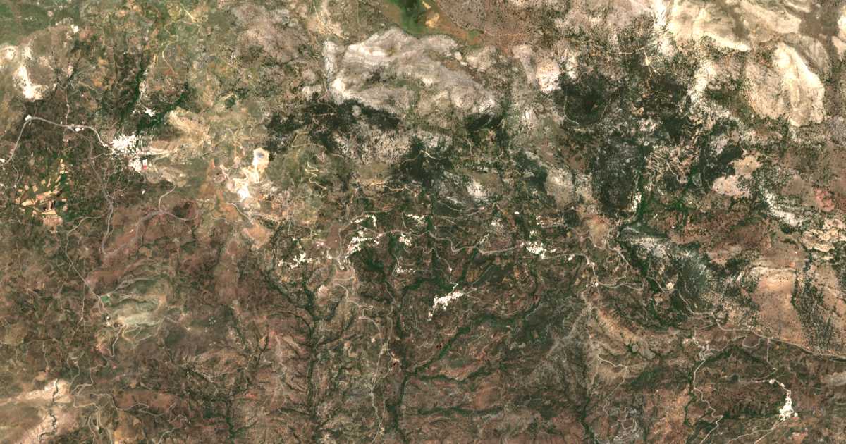 Satellitenkarte von Kefalovrýsion