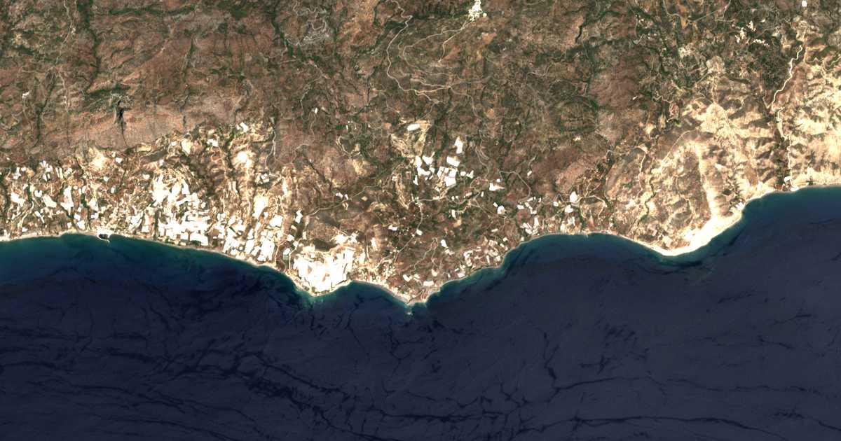 Satellitenkarte von Psarí Foráda
