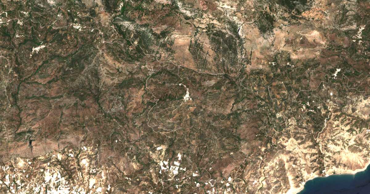 Satellitenkarte von Sykológos