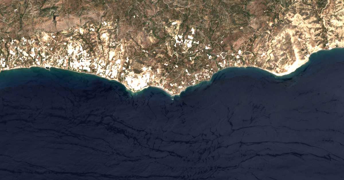 Satellitenkarte von Syndonía