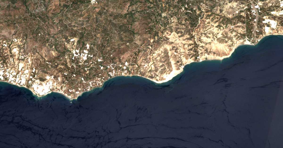 Satellitenkarte von Tértsa