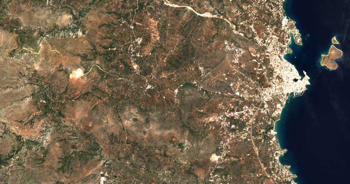 Satellitenkarte von Chamilón