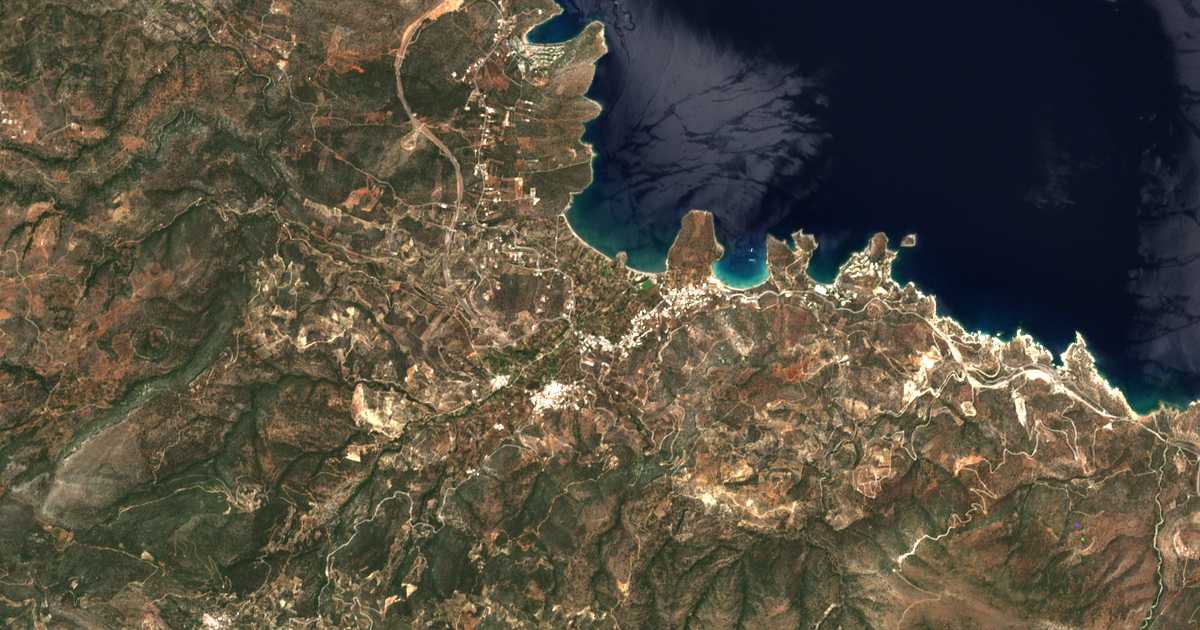 Satellitenkarte von Fortí