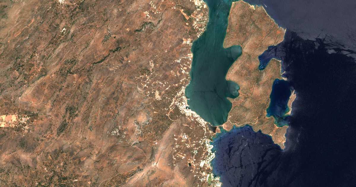 Satellitenkarte von Mavrikianón