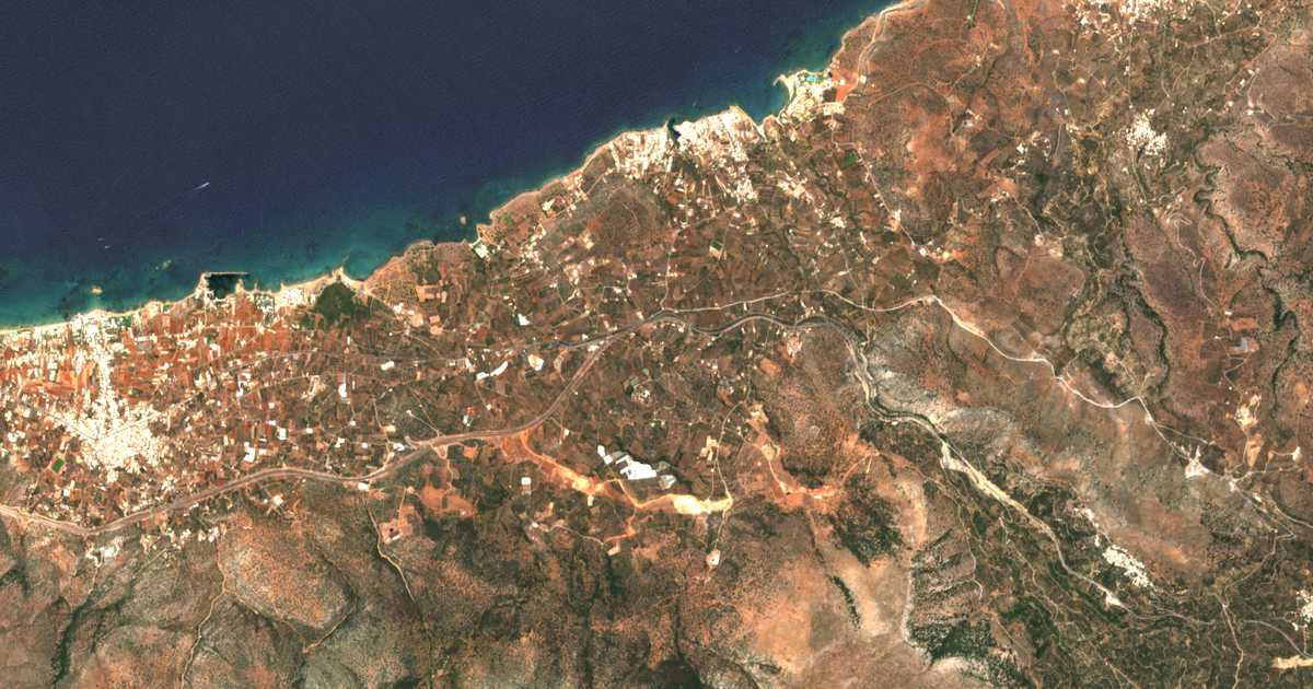 Satellitenkarte von Pýrgos