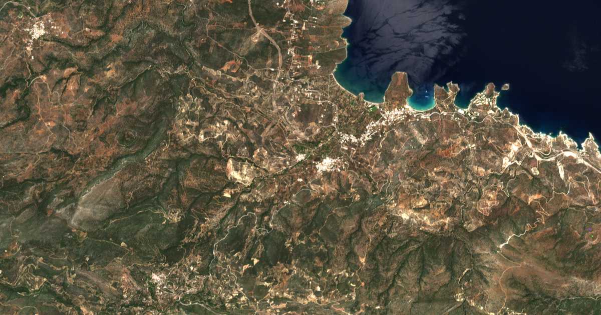 Satellitenkarte von Pýrgos