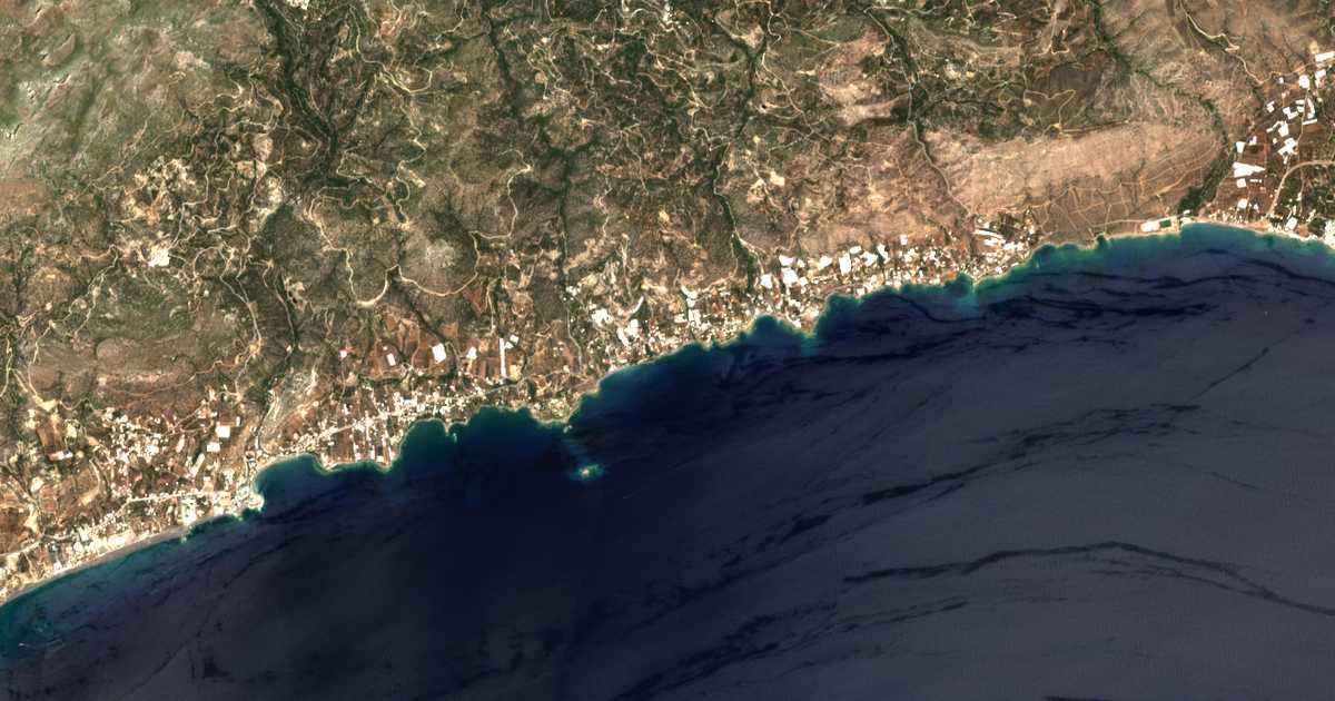 Satellitenkarte von Galíni