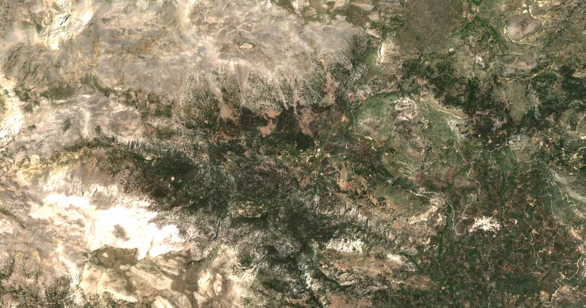 Satellitenkarte von Selákanon