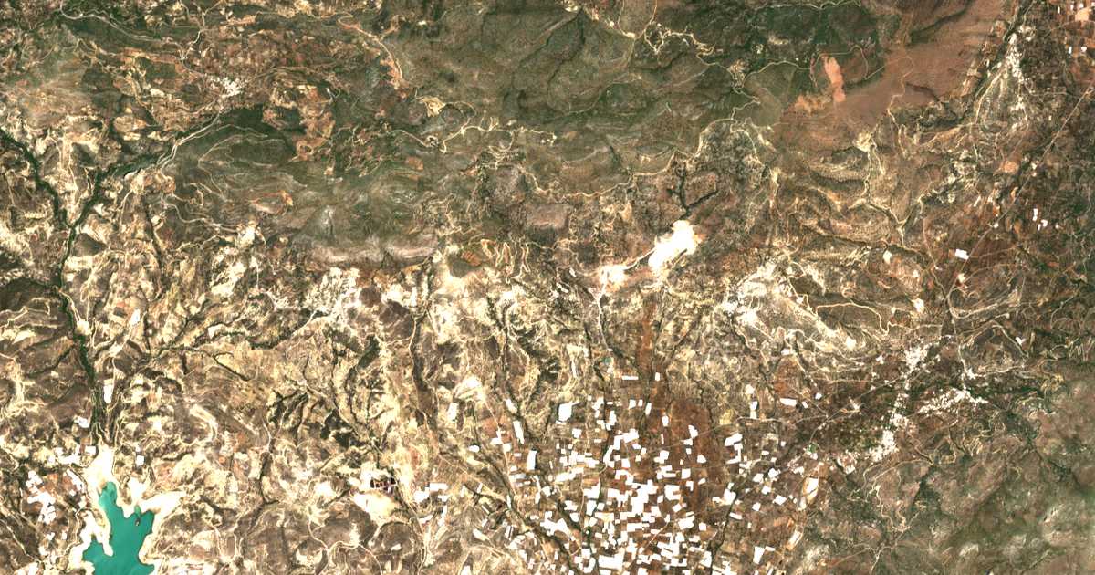 Satellitenkarte von Stavrós