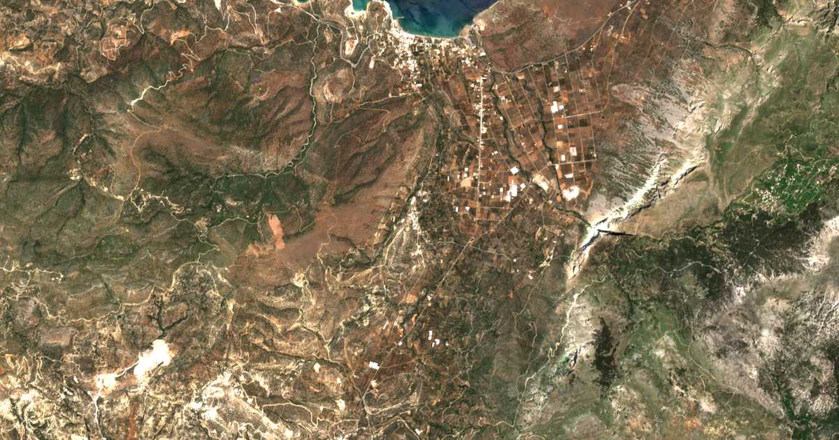 Satellitenkarte von Vasiliki
