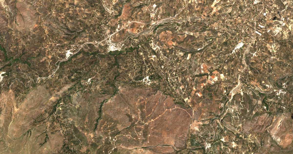 Satellitenkarte von Achládia