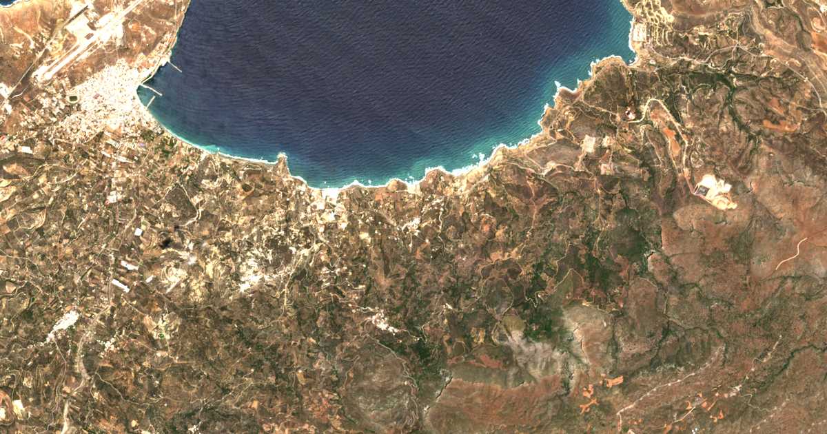 Satellitenkarte von Agia Photia