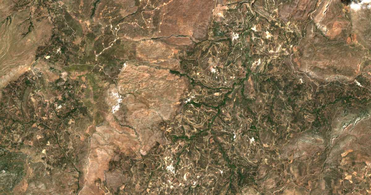 Satellitenkarte von Ágios Geórgios