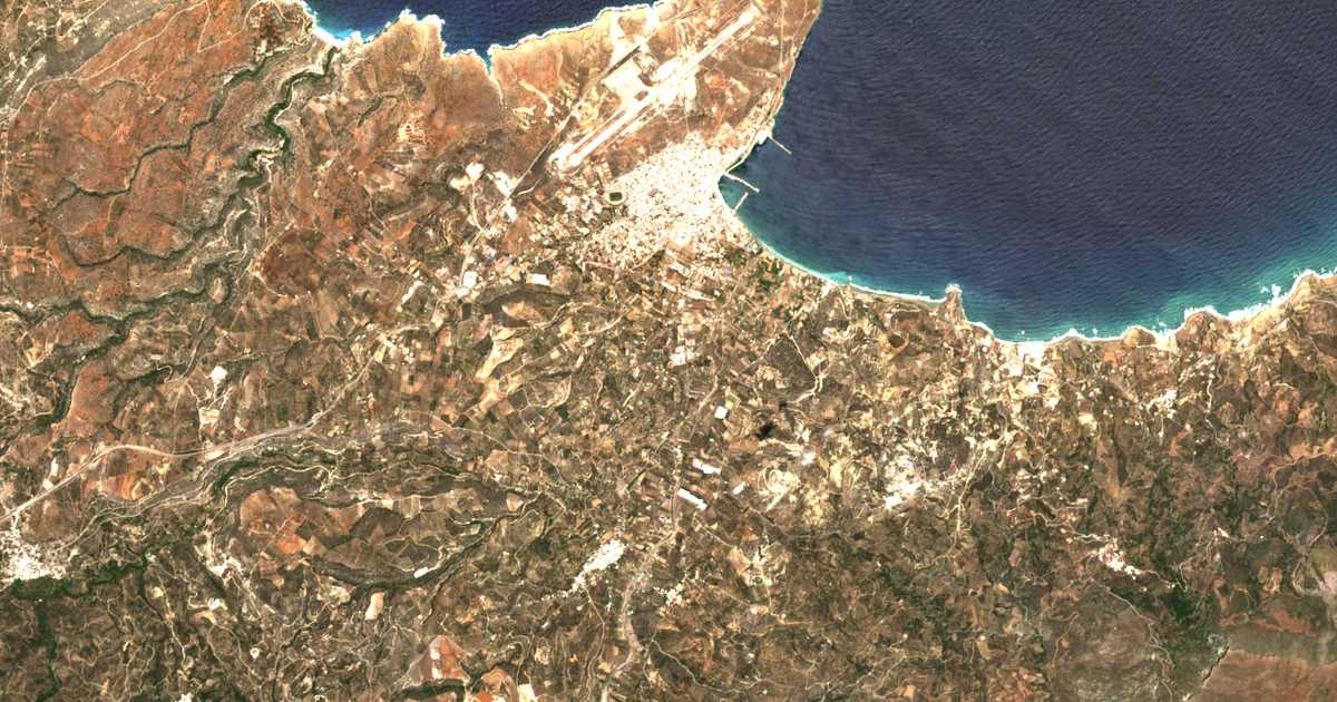 Satellitenkarte von Anemomýlia