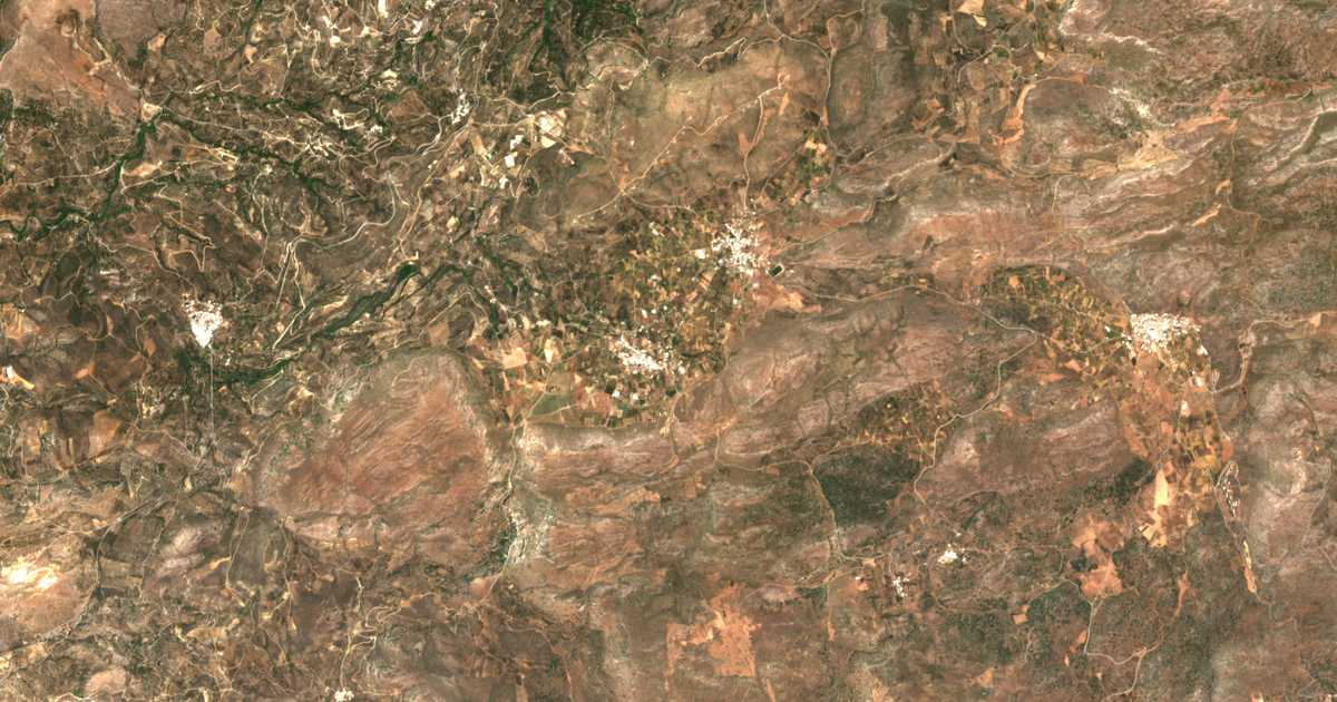Satellitenkarte von Arménoi