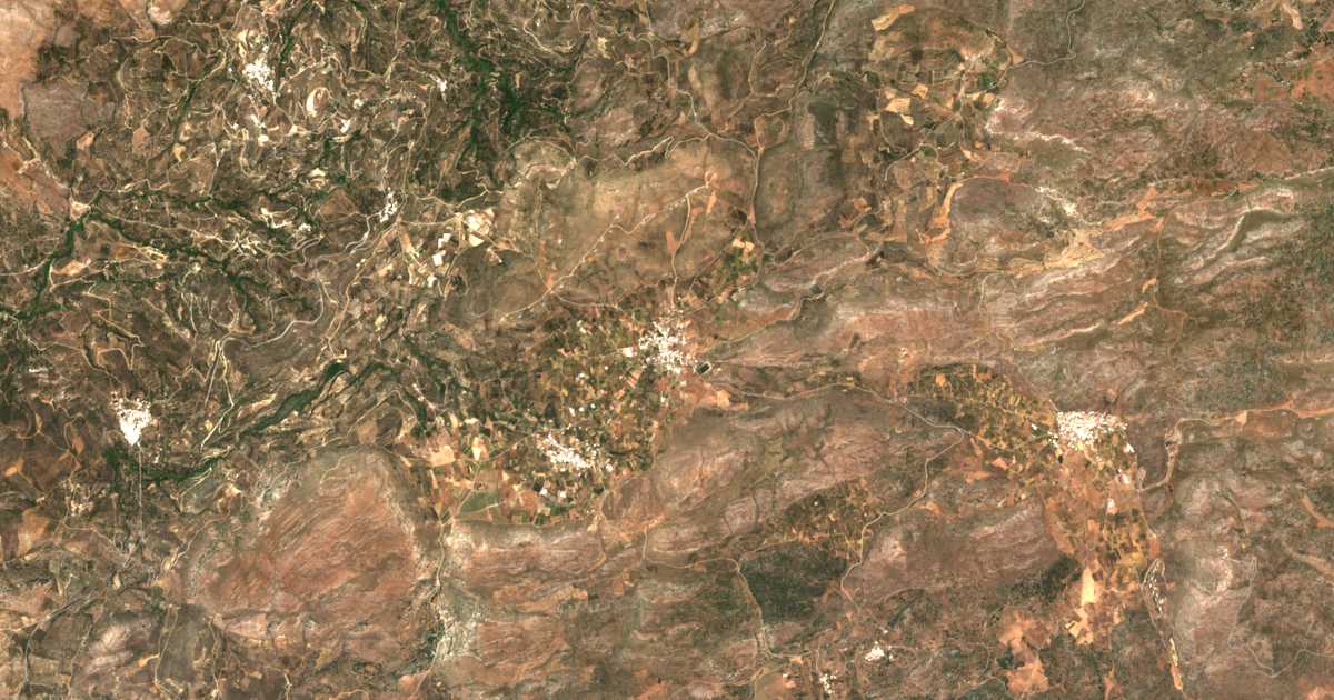 Satellitenkarte von Chandrás