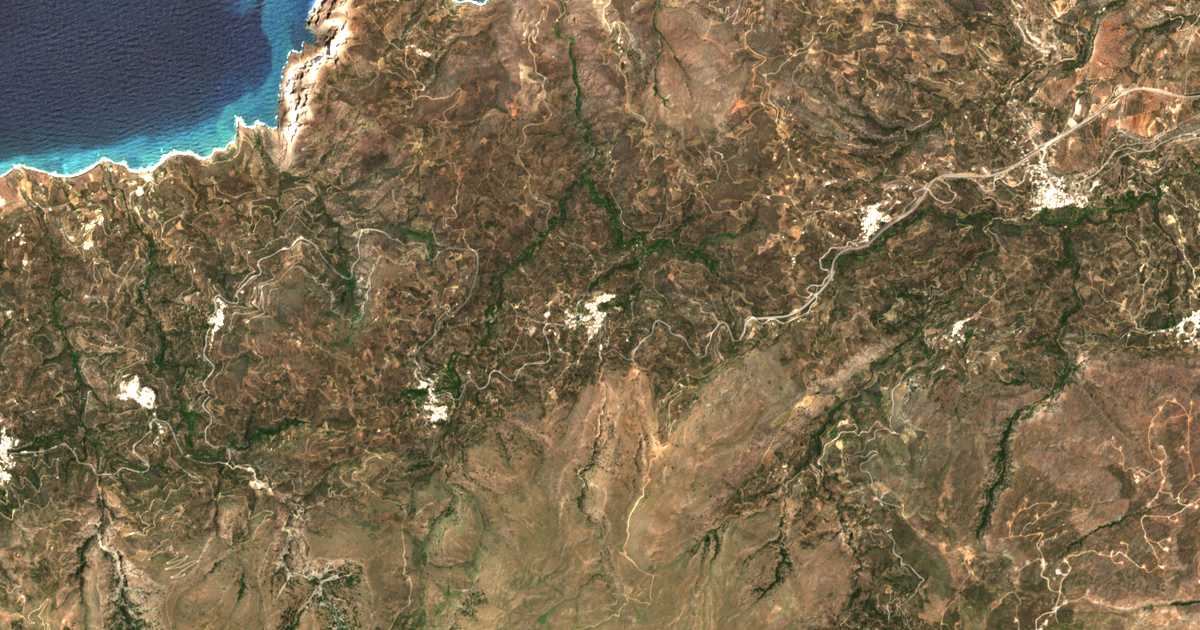 Satellitenkarte von Éxo Moulianá