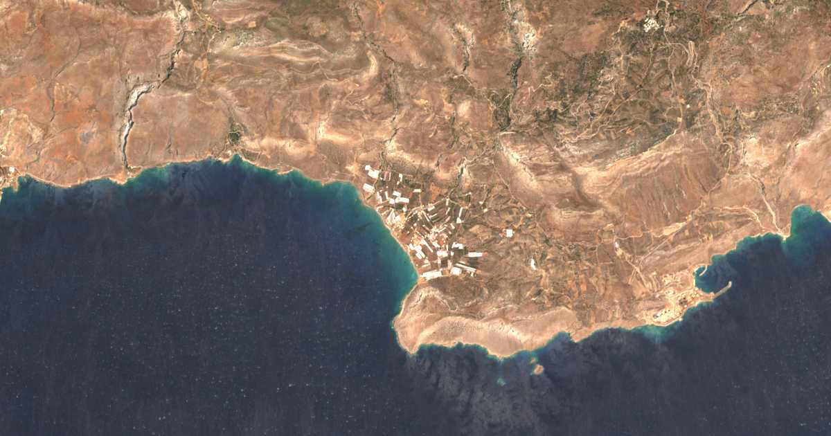 Satellitenkarte von Goúdouras