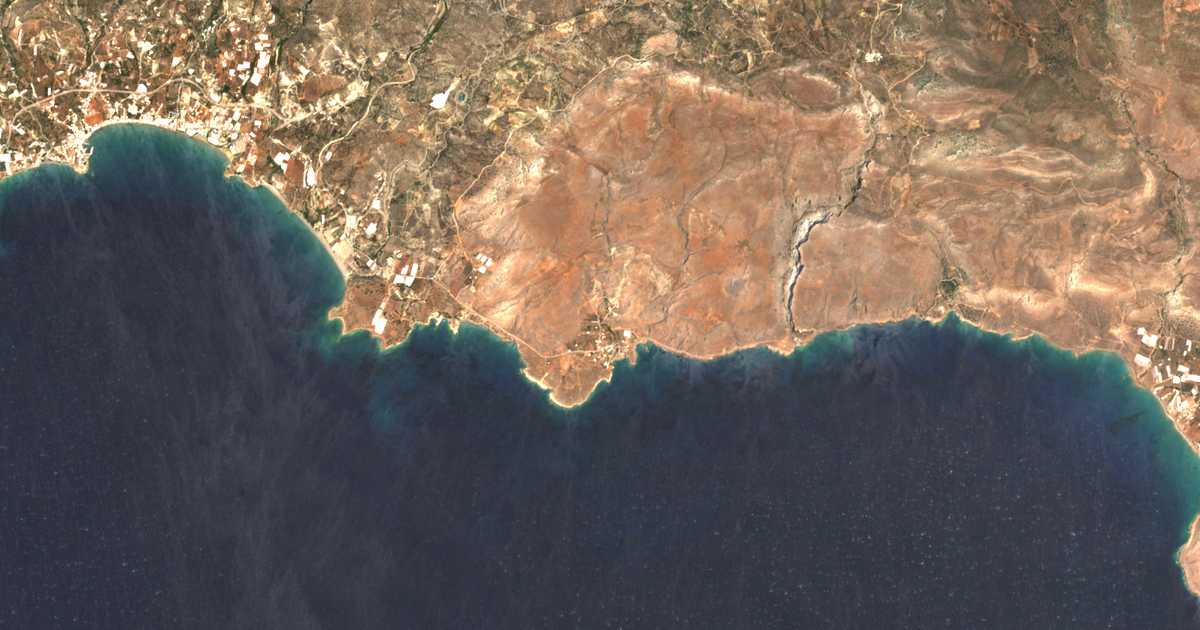 Satellitenkarte von Kalón Nerón