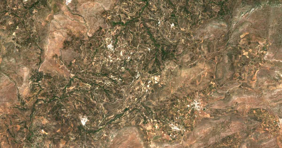 Satellitenkarte von Pappagiannádes
