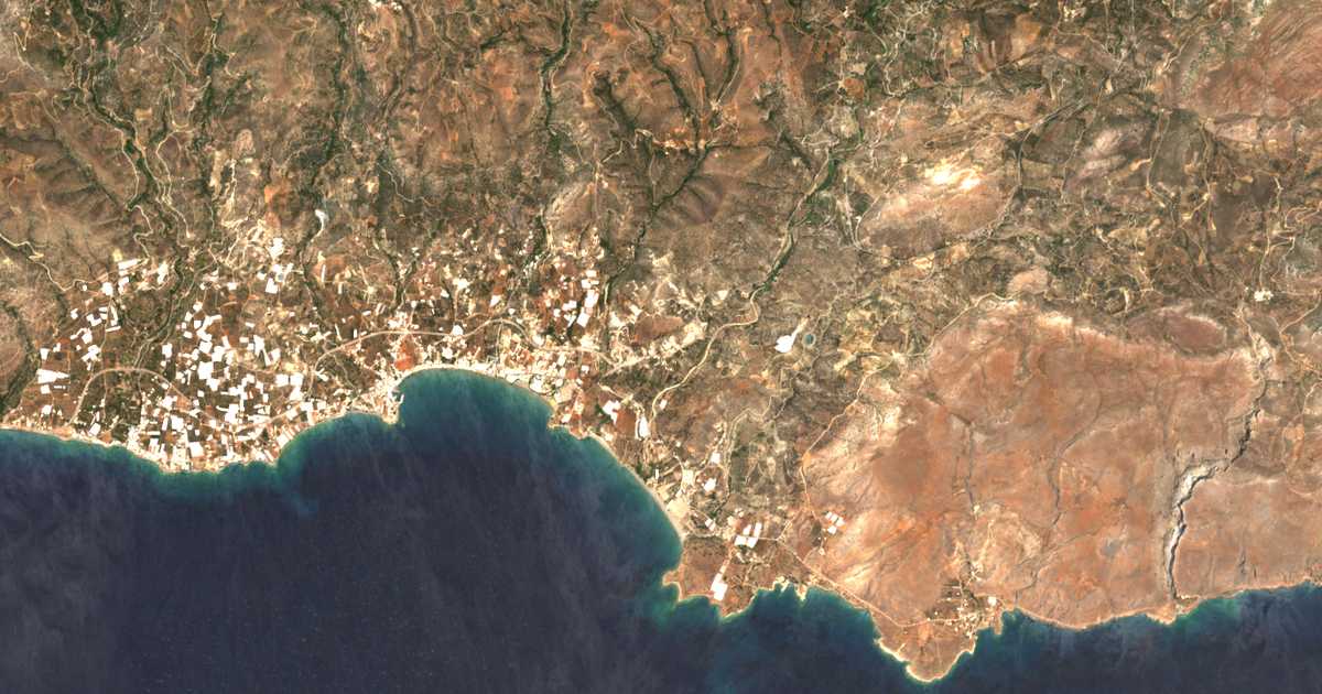 Satellitenkarte von Pilalímata