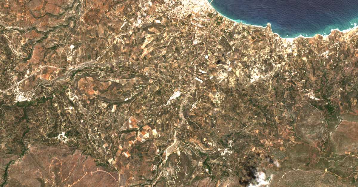 Satellitenkarte von Piskokéfalon