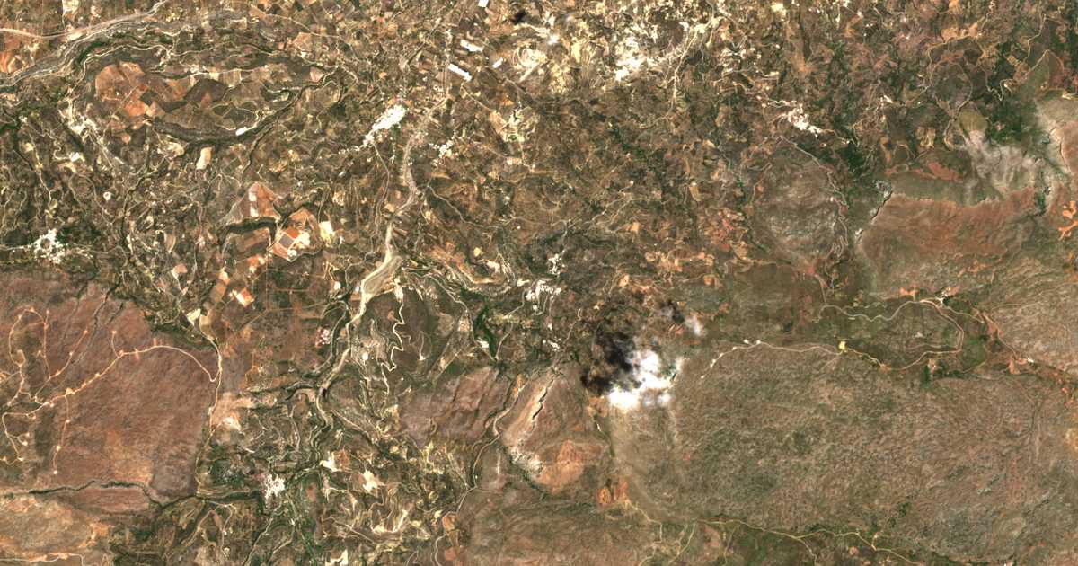 Satellitenkarte von Stavroménos