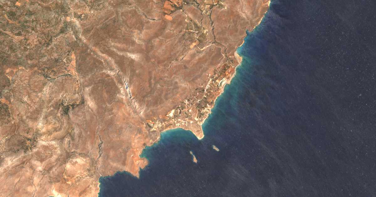 Satellitenkarte von Xerókampos